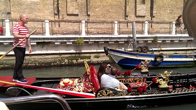 Венеция достопримечательности – гондольер